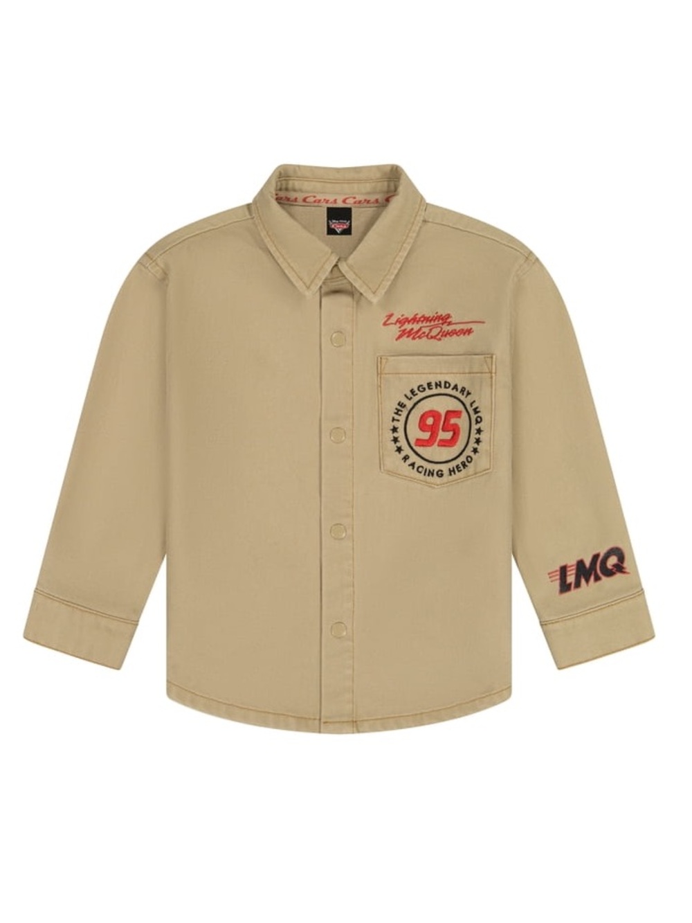 Disney Pixar Cars Lightning McQueen Toddler Shacket size 5T - Picture 14 of 14